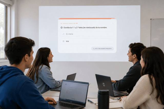 Estudiantes aprendiendo juntos